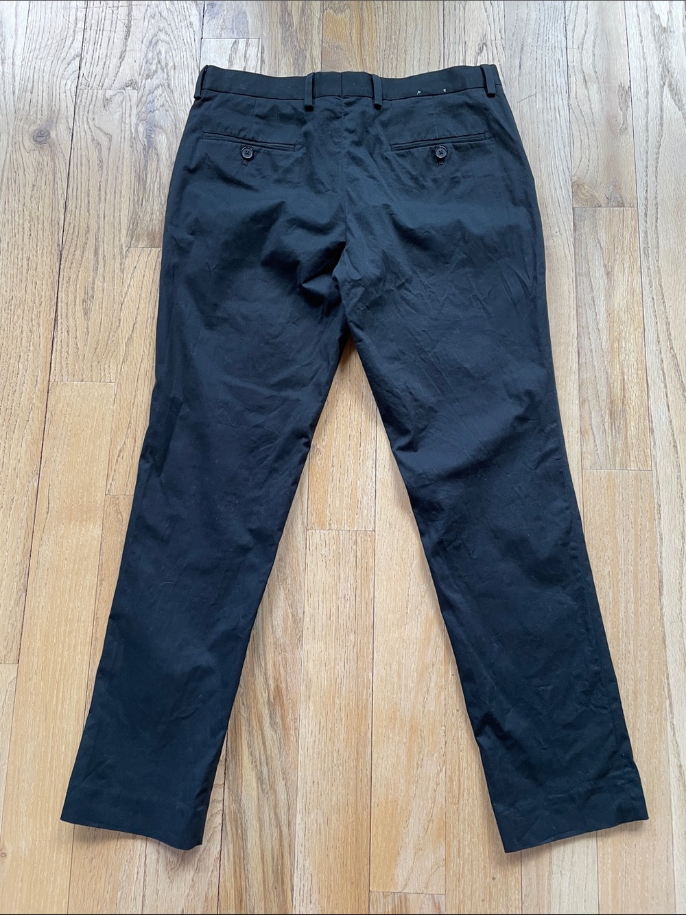 Express Men's Black Stretch Chino Pants, Size 29x30 - Picture 2 of 3